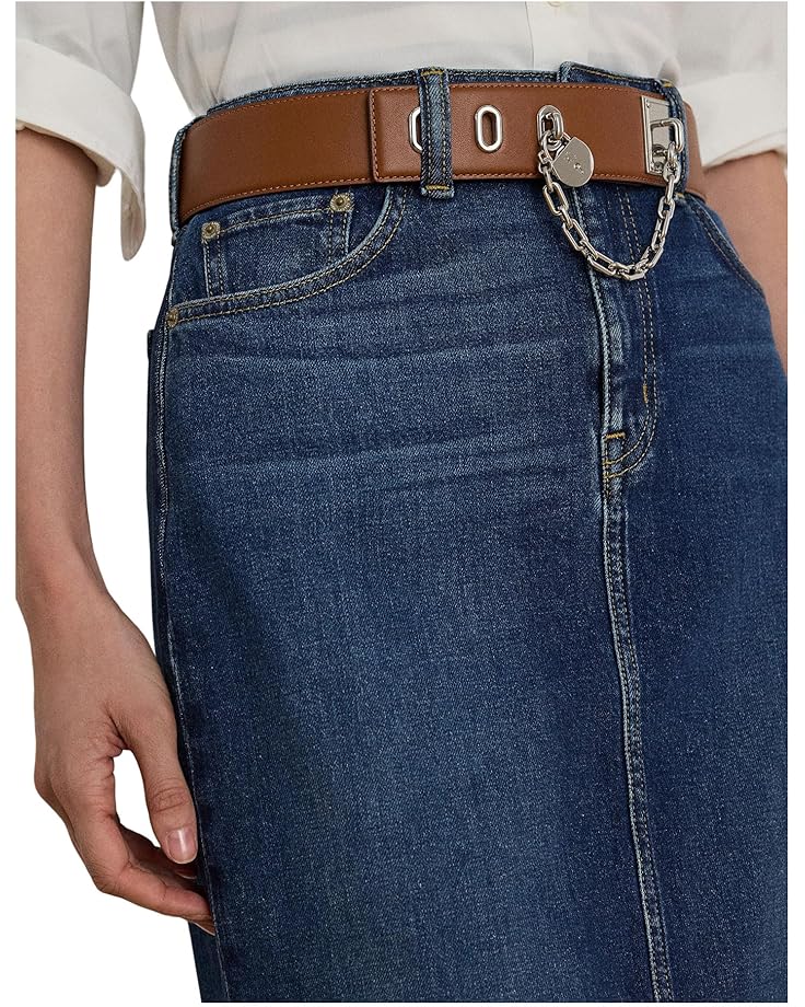 Lauren Ralph Lauren Denim Midi Skirt - #3 of 4