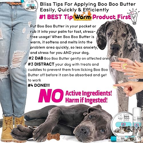 Miniatura 7 de The Blissful Dog 1 oz TIN Great Dane Booboo Butter
