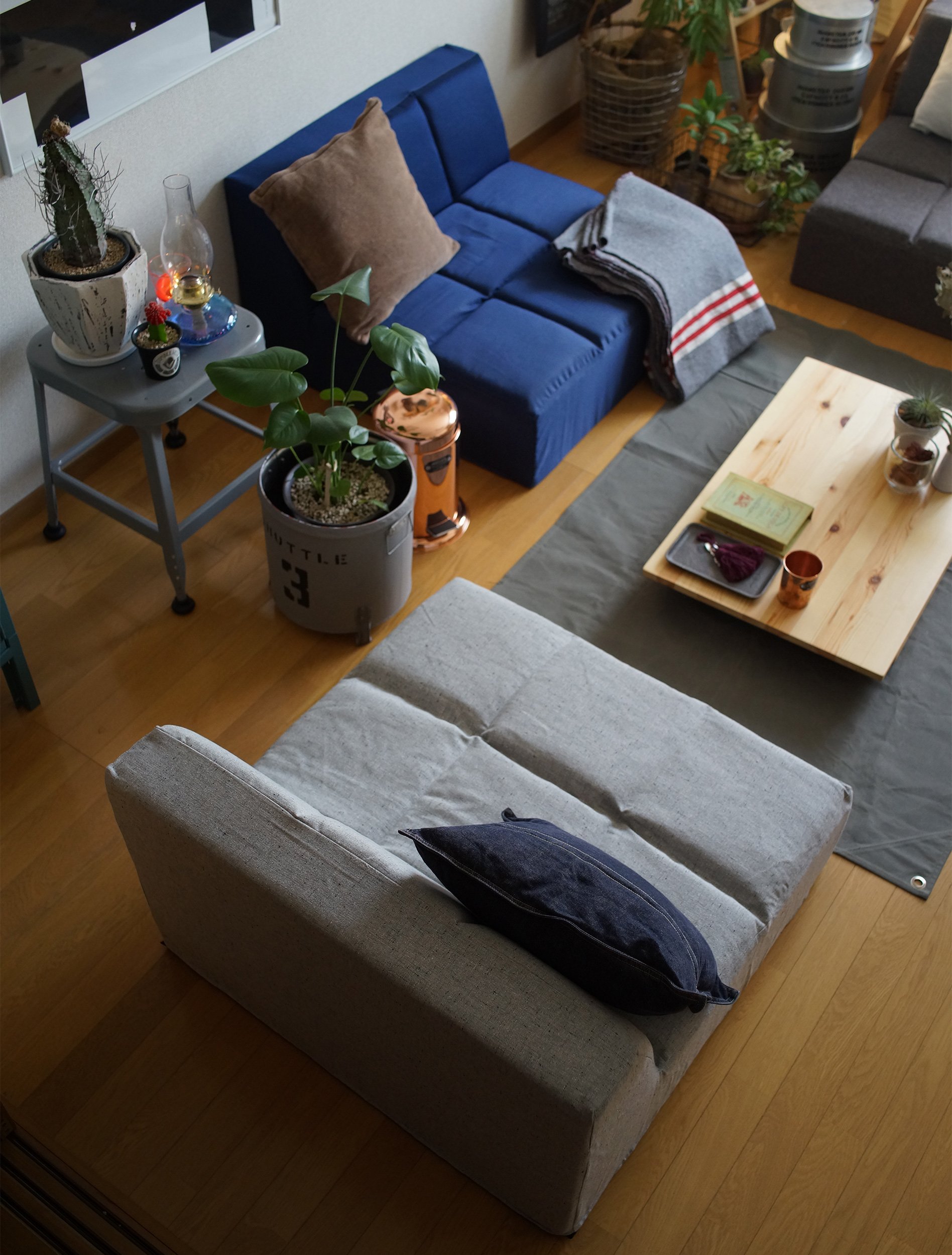 たのメル便にて発送。デニム調3人掛けソファ たのメル便にて発送。デニム調3人掛けソファ たのメル便にて発送