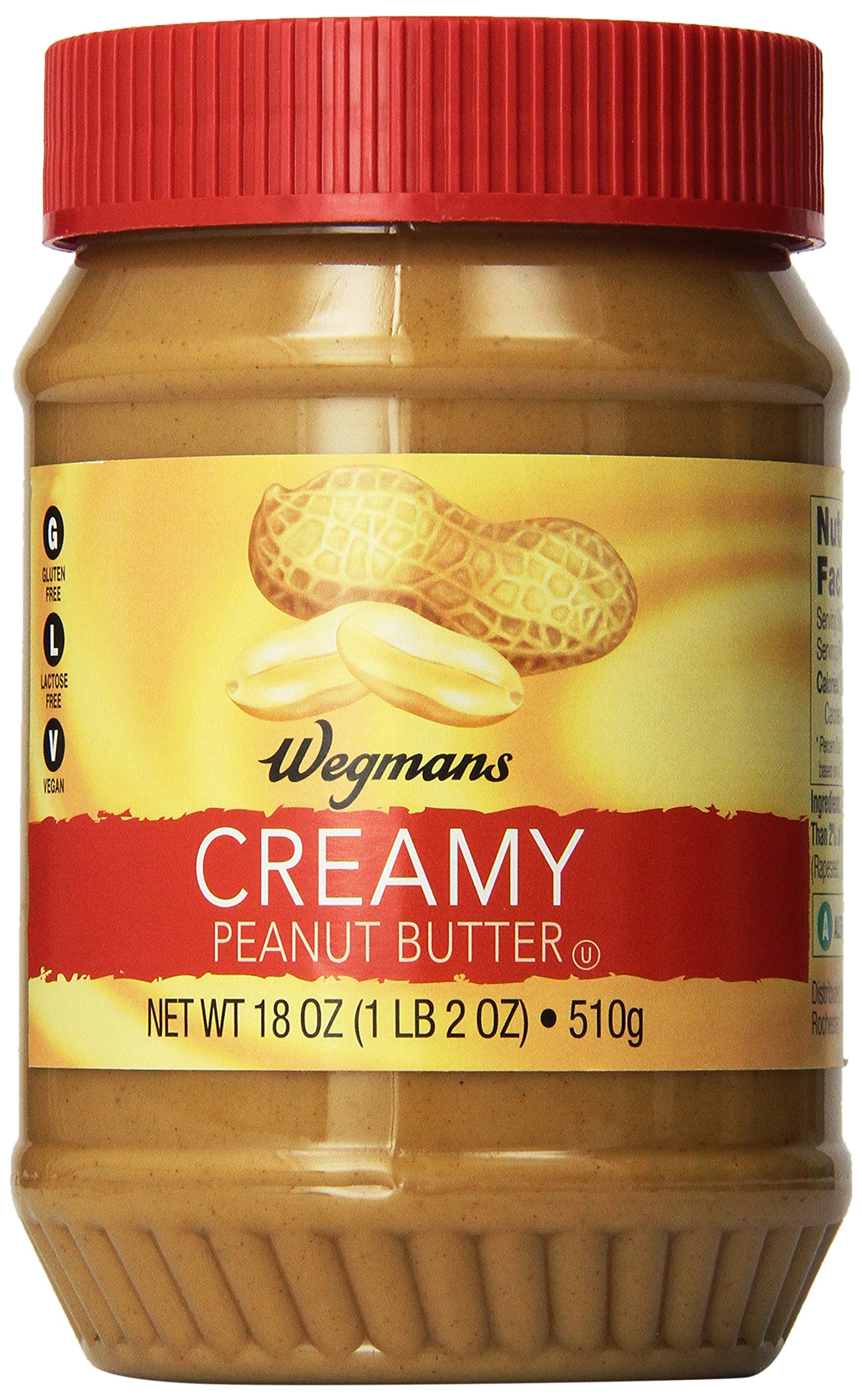 Wgmns Peanut Butter, Creamy, 18 Oz. (Pack of 2)