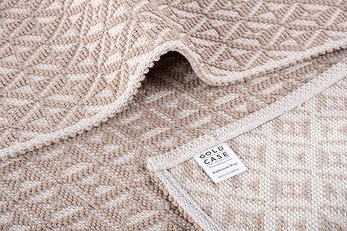 Miniatura 56 de Gold CASE - Juego de 4 toallas de mano turcas para baño, toallas de baño 100% algodón, toalla pequeña de cocina Helen para spa, cara, té y paño