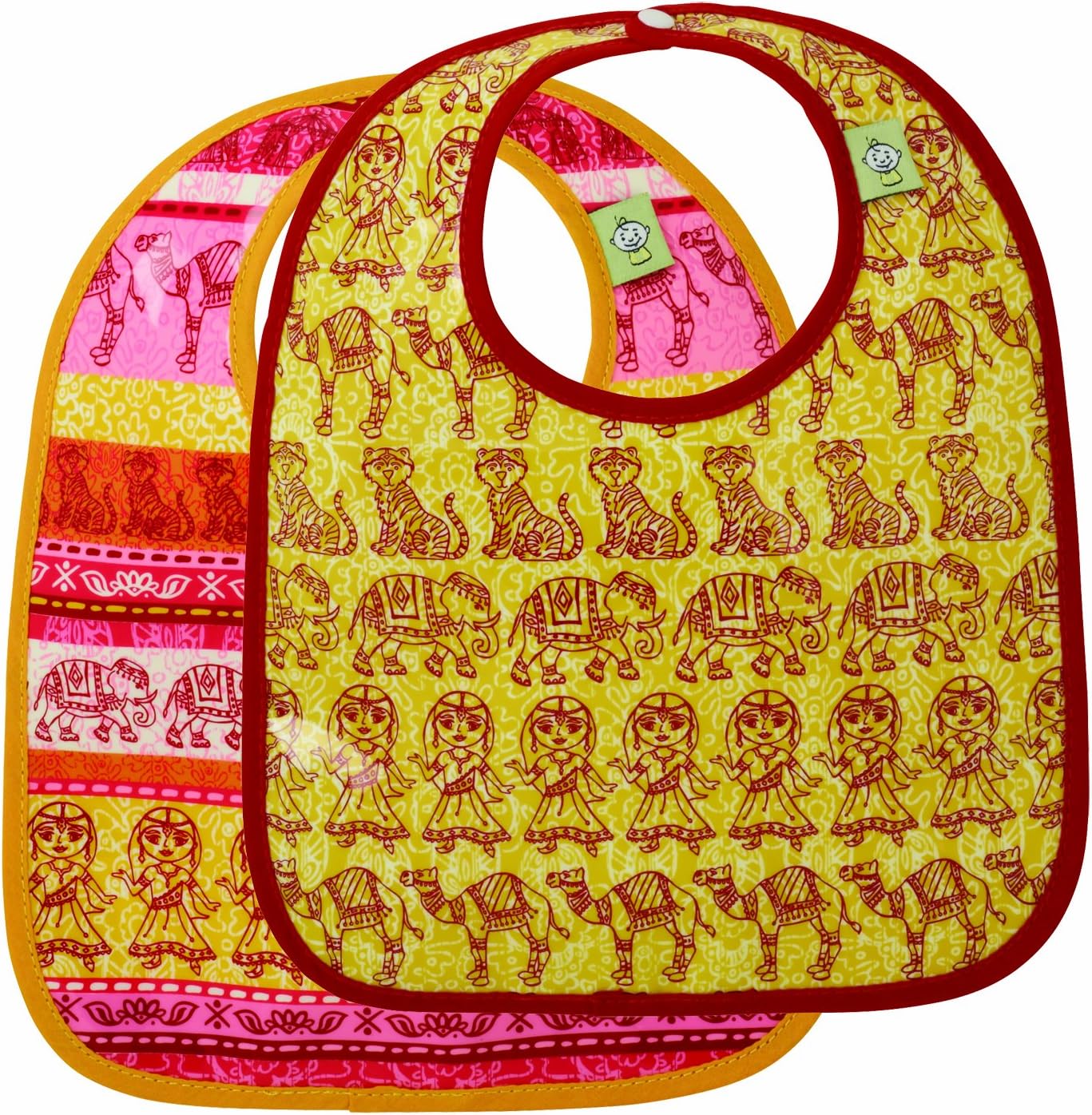 Sugarbooger Mini Bib Gift Set, Princess Darjeeling, 2-Count (Discontinued by Manufacturer)