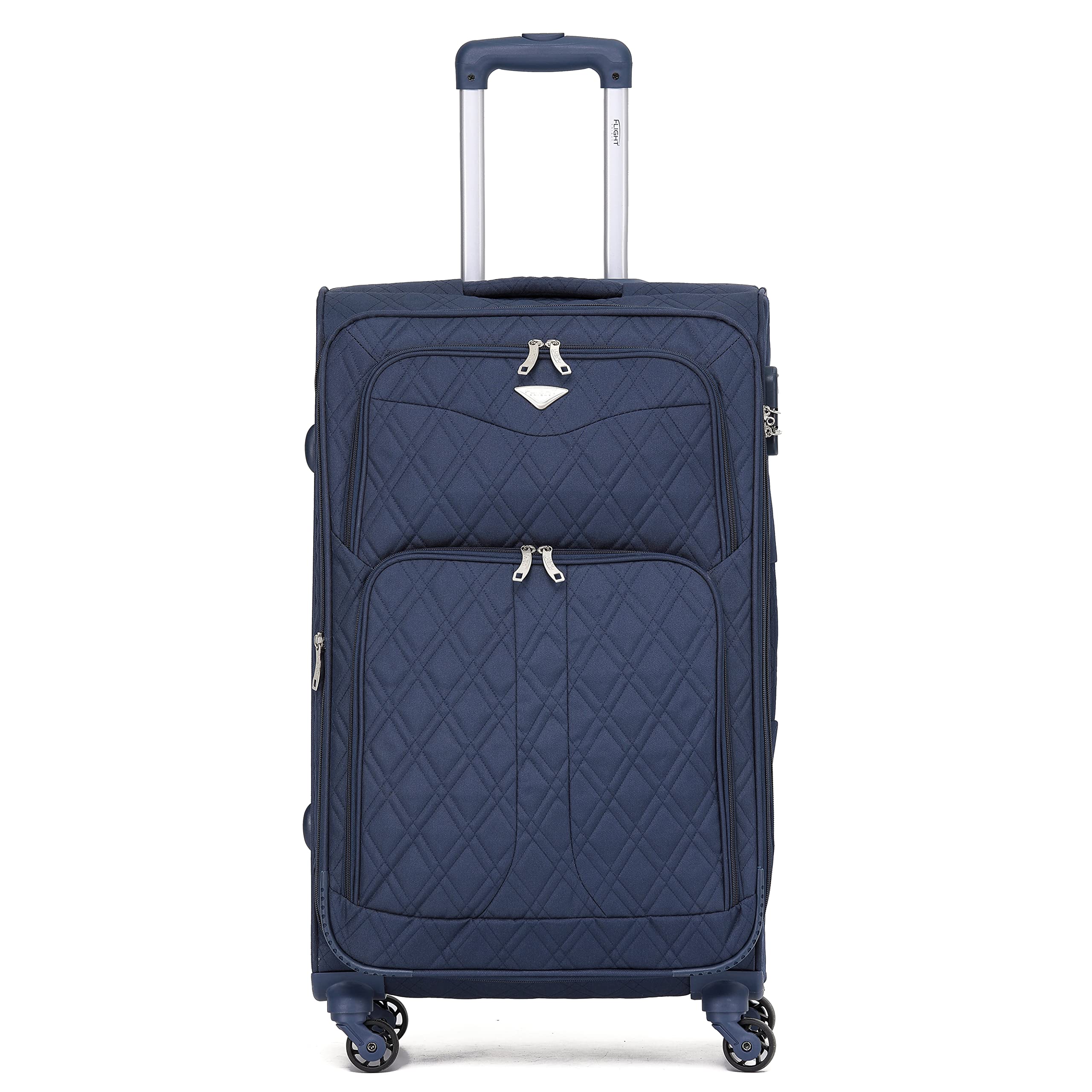 Flight Knight Lightweight 4 Wheel 800D Soft Case Suitcases Anti Crack Cabin & Hold Luggage Options Approved for Over 100 Airlines Including easyJet, BA & Many More! — view 48