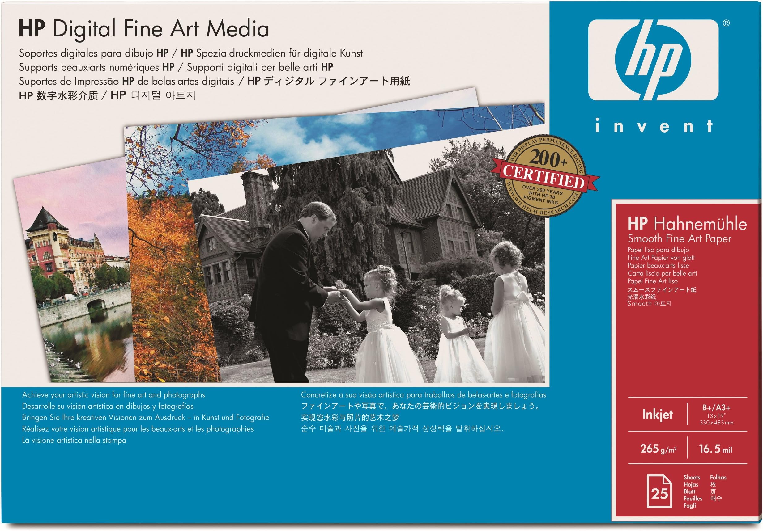 Hahnemuhle Bamboo Fine Art Paper (17 x 22 Inch, 25 Sheets