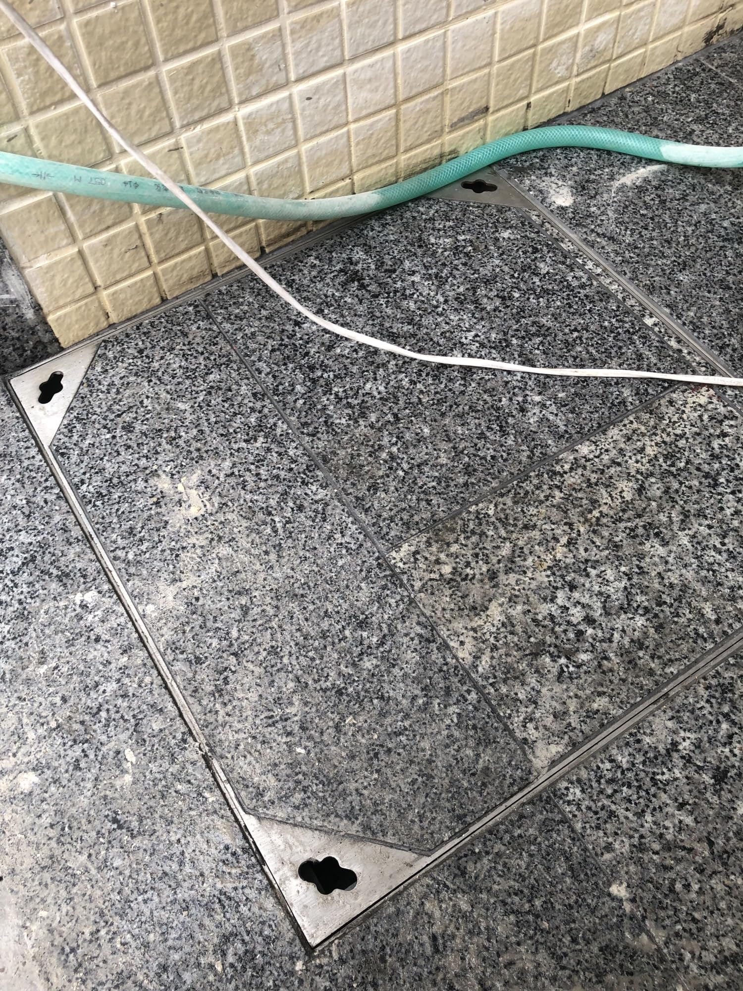 GJMSSMY Recessed Manhole Cover block paving underground access panel heavy duty inspection chamber aluminium