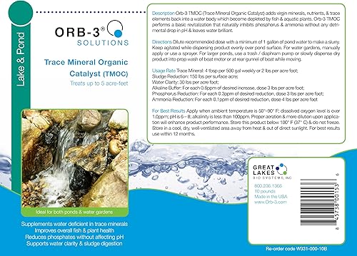 Miniatura 2 de Orb-3 Trace Mineral Organic Catalyst Pail Bulk para estanques, 10 libras
