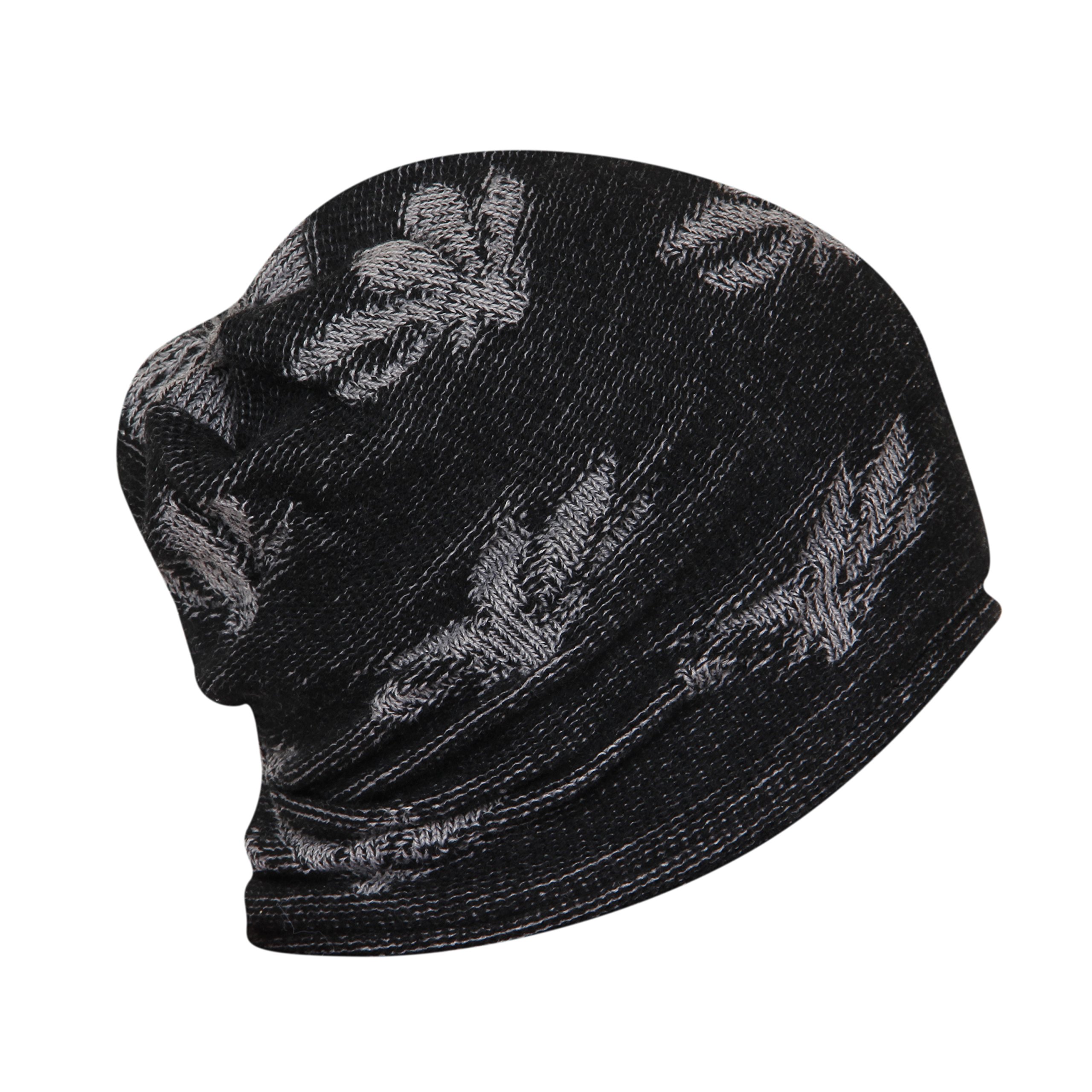 FabSeasons Unisex Black Acrylic Woolen Slouchy Beanie and Skull Cap for Winters (B01MR2CC78) Amazon Price History, Amazon Price Tracker