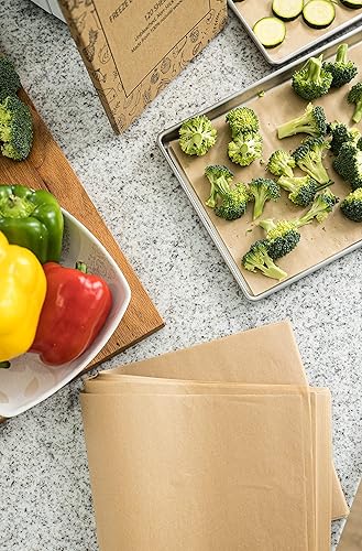 Miniatura 8 de Lumos Products, Papel pergamino para liofilizar, ajuste personalizado para bandejas grandes de cosecha y se mantienen frescas, pulpa de madera 100%