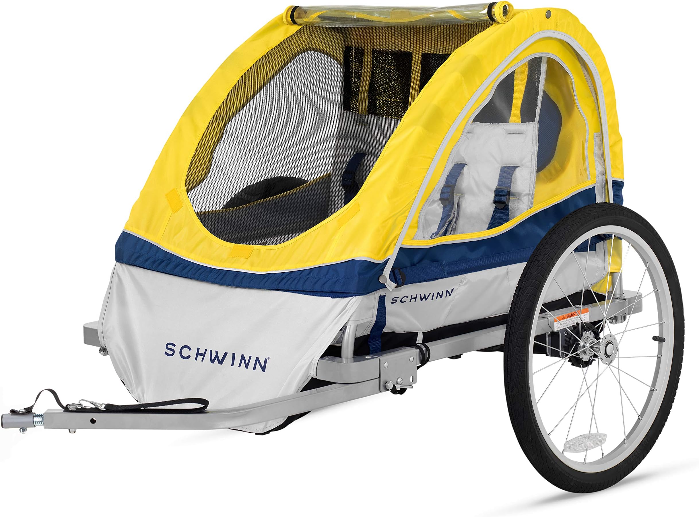 Echo, and Trailblazer Child Bike Trailer, Single and Double Baby Carrier, Canopy, 16-20-inch Wheels