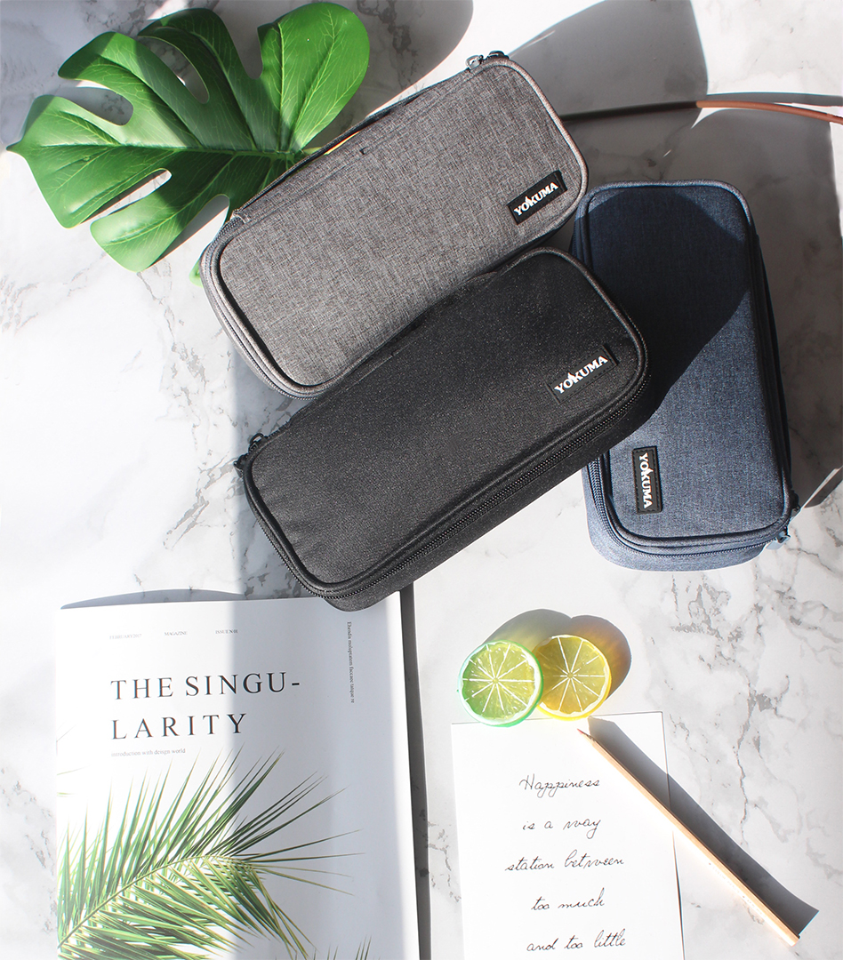 YOKUMA Pencil Case,Large Capacity Pencil Pouch,Aesthetic Zipper - View #7