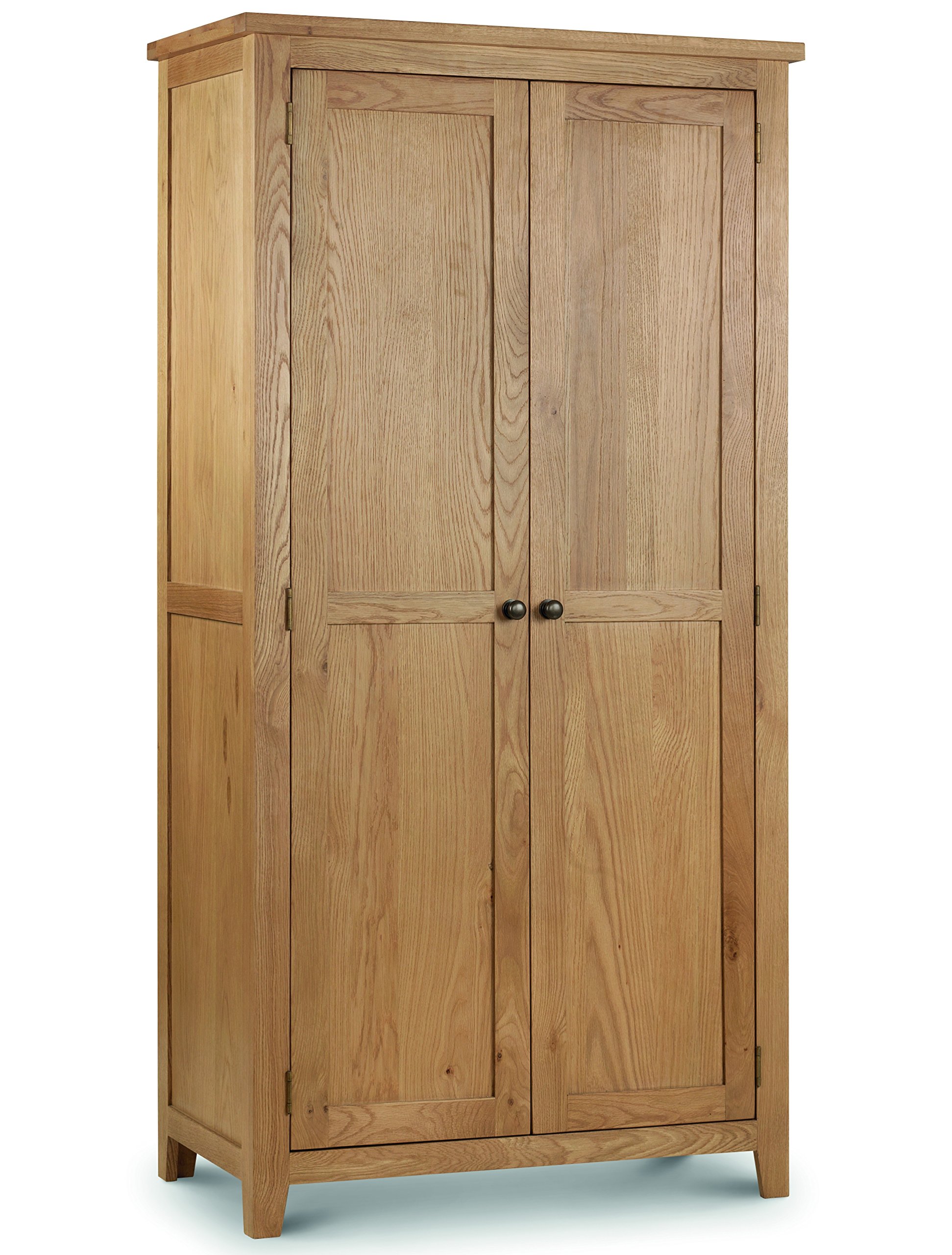 Julian Bowen Marlborough 2 Door Wardrobe, Oak
