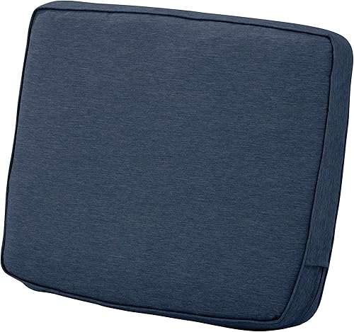 Vista 20 de Classic Accessories Montlake FadeSafe - Cojín acolchado resistente al agua de 21 x 20 x 4 pulgadas para patio, respaldo ancho, color gris