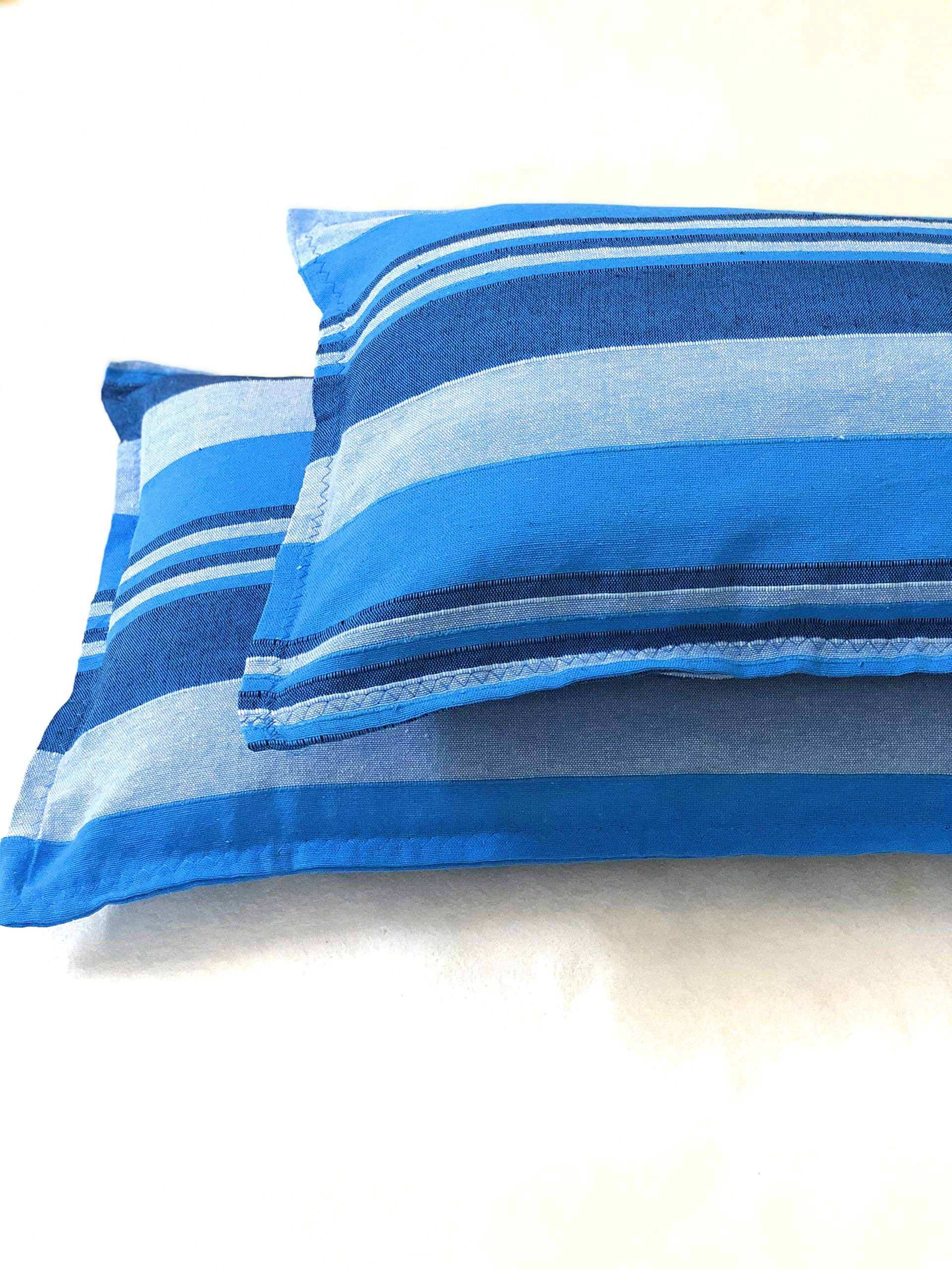 RANGBHAR Handloom Pillow Covers - Set of 2 -3