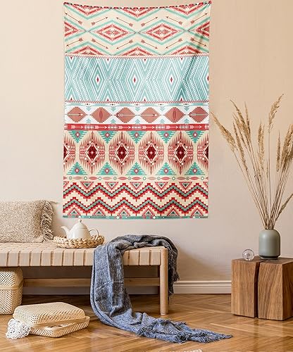 Miniatura 28 de Lunarable Tapiz de girasol tamaño Queen, ramo de ilustraciones inspiradas en la naturaleza abstracta composición retro, colcha colgante de pared,