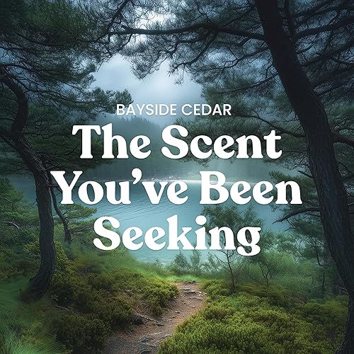 Miniatura 2 de Yankee Candle - Vela aromática en pilar, mediana, Bayside Cedar Signature, 404 g (14.25 onzas)