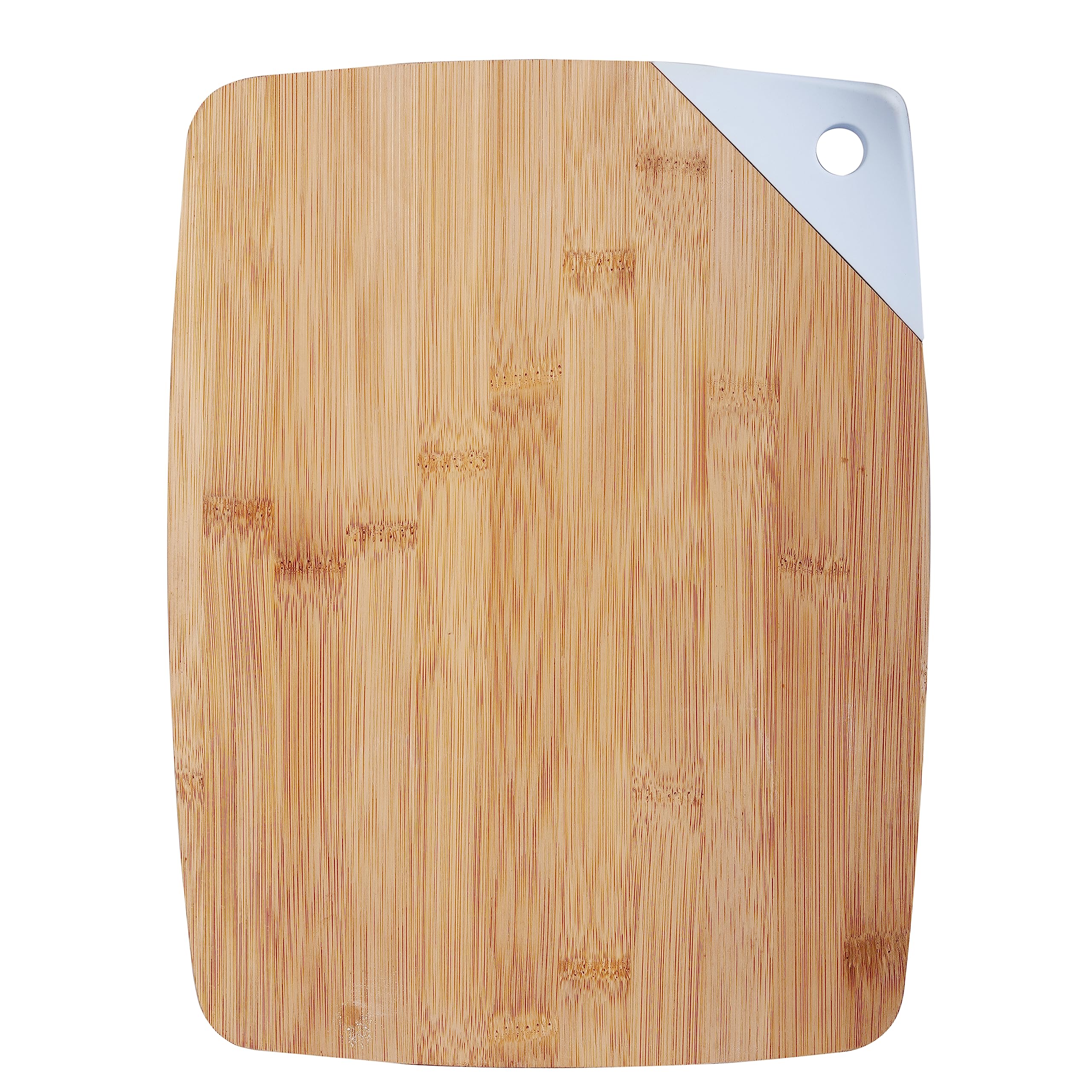 Bamboo Chopping | Cutting Board - Silicone Grip (30.5 x 23) (Blue)