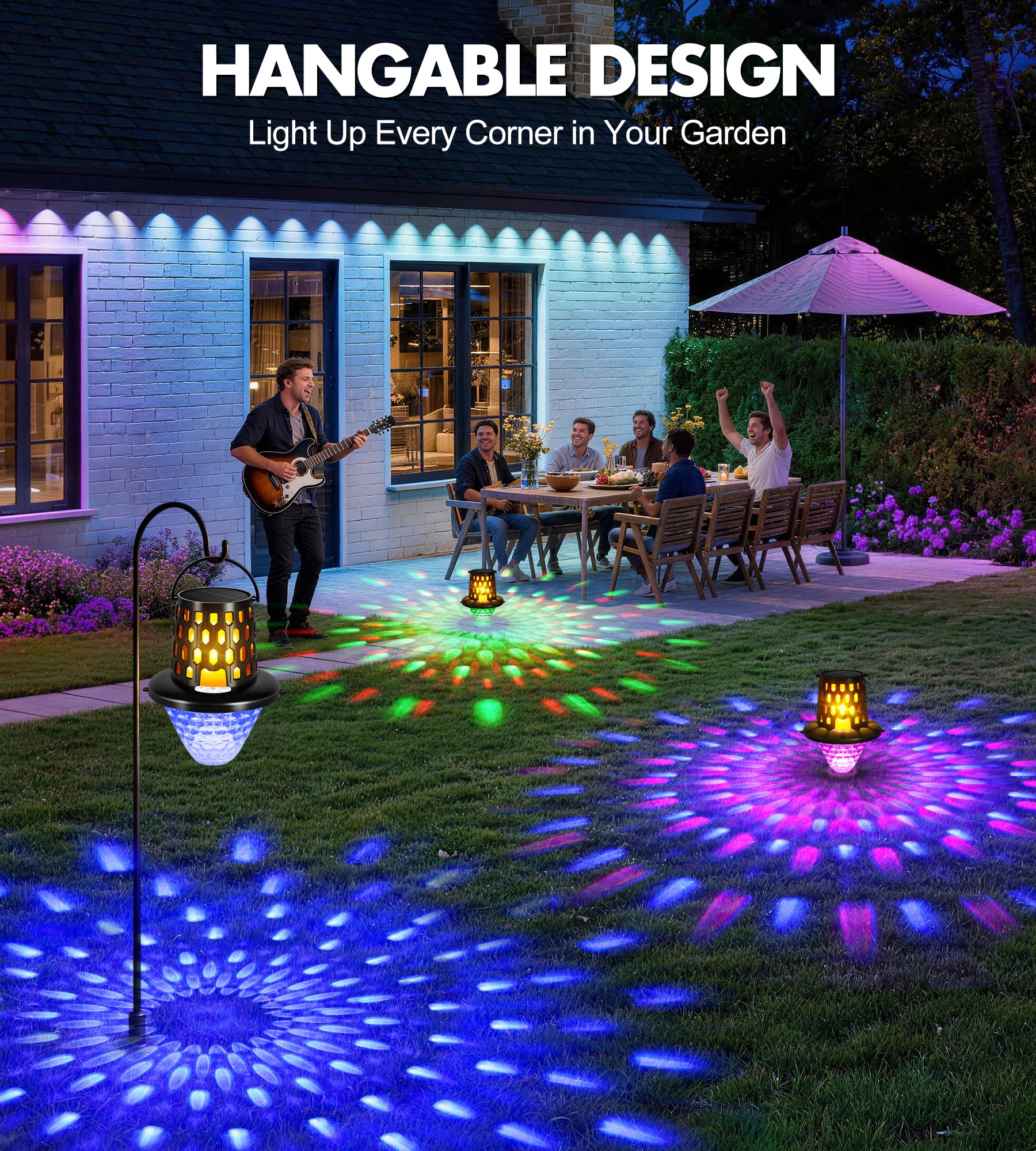 LuxBlue Lampe Piscine Flottante, Lumière Piscine Flottante Hors Sol avec Spectacle de Lumières Sous l'eau, Eclairage LED Piscines Etanche IP68, Lampe Solaire Piscines Lumiere pour Spa,Baignoire,Jardin