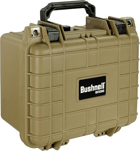 Miniatura 2 de Bushnell Estuche rígido compacto para cámara de 10.6 pulgadas, resistente al agua, para binoculares, óptica, equipos, a prueba de golpes y listo