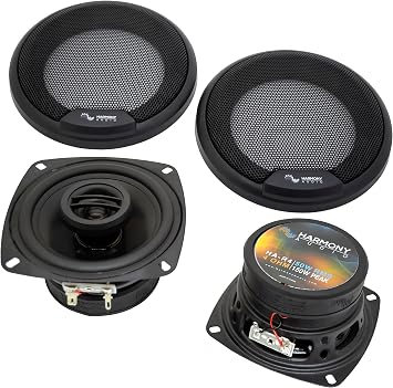 Harmony Audio Compatible with Toyota Land Cruiser 1997-2012 Rear Door Factory Replacement HA-R4 Speakers