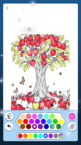 Apple Coloring Book: Orchard Scenes & Tasty Fruit Art – vue 4