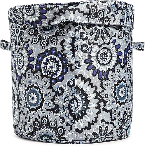 Miniatura 5 de Vera Bradley Contenedor de almacenamiento para mujer con tapa, Floral Sea Air
