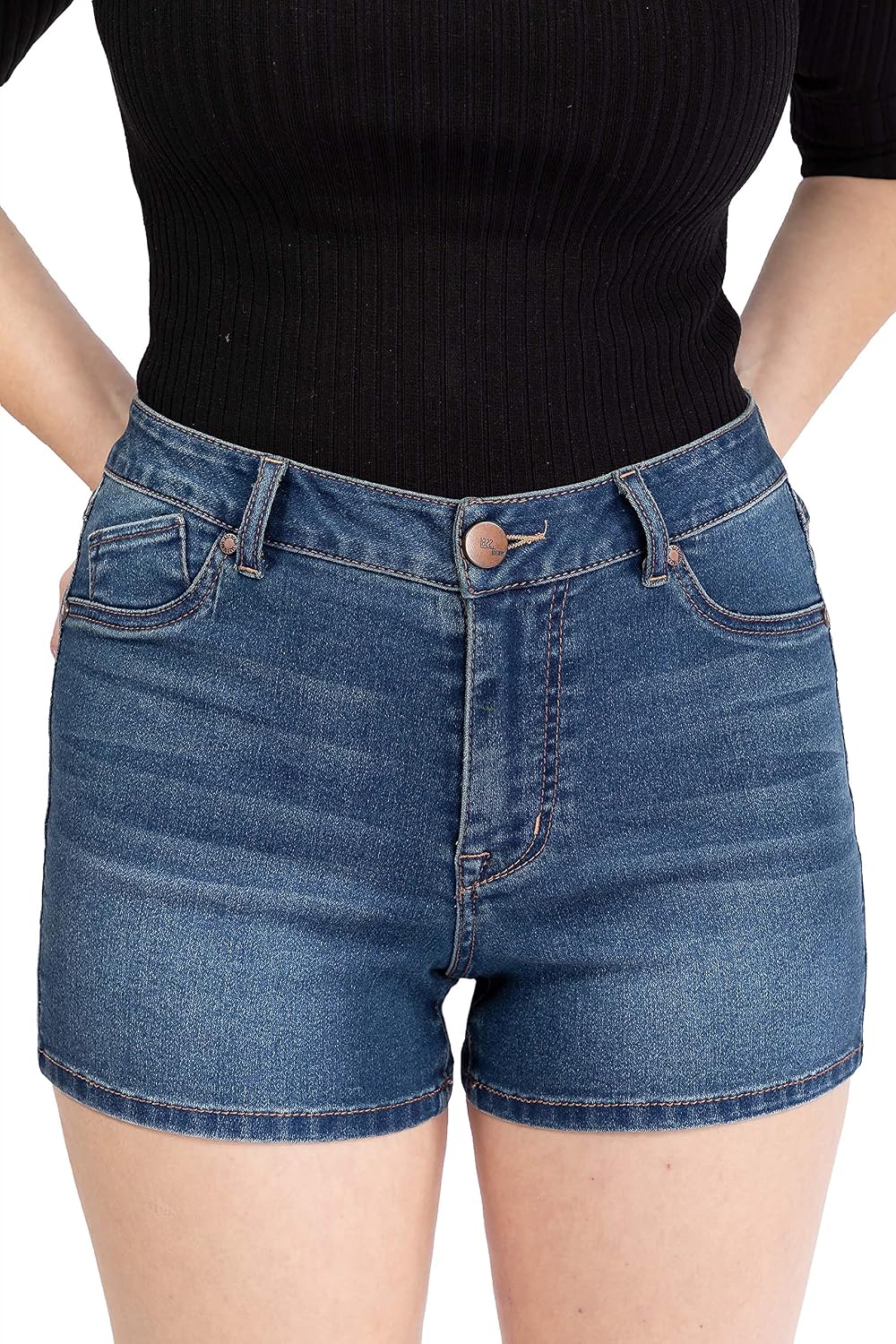 1822 Denim Women's 3.5" Butter High-Rise Jean Shorts