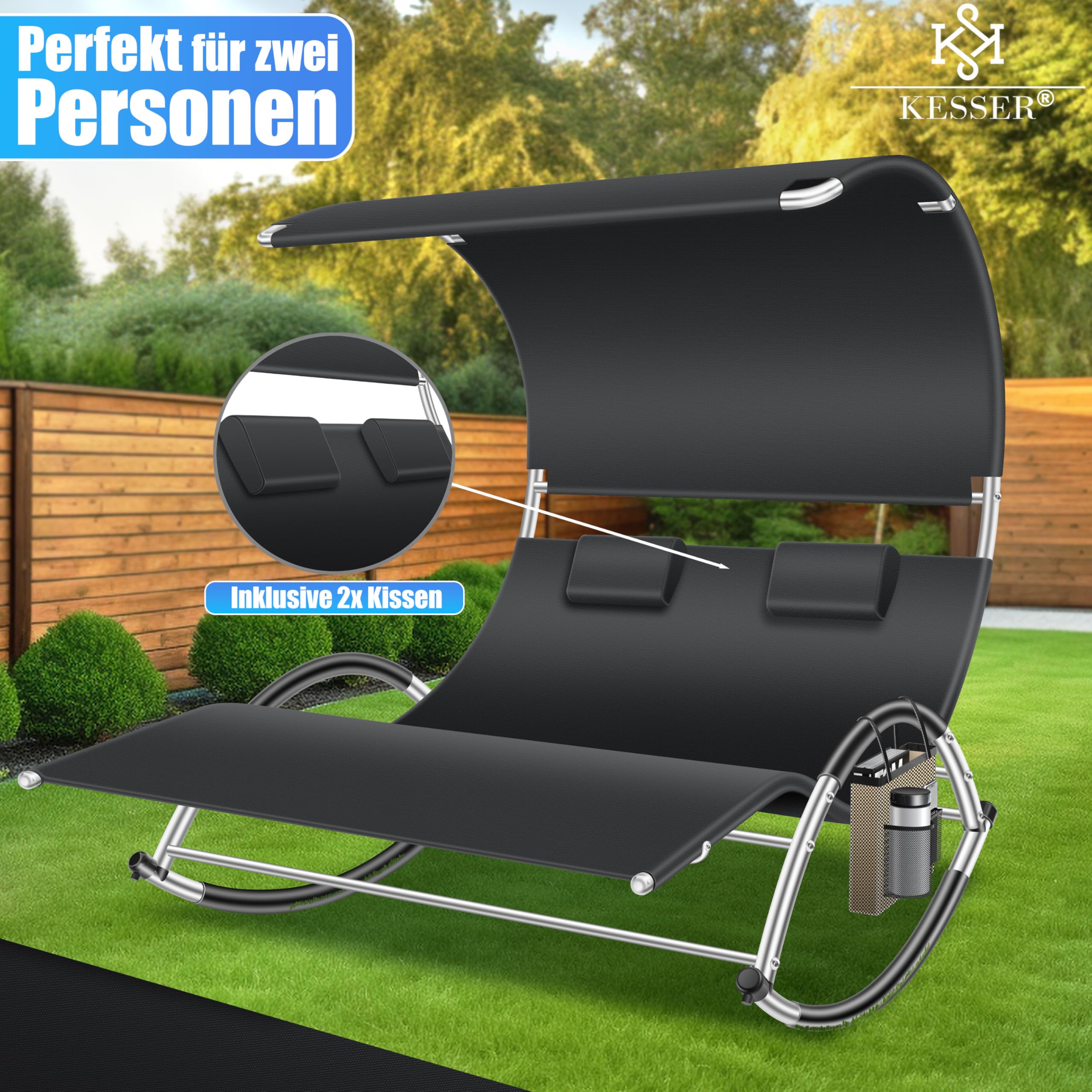 Poltrona Chaise Longue Da Esterno Con Pouf - Tessuto Idrorepellente, Imbottitura Microperle, Made In Italy - Foto 13