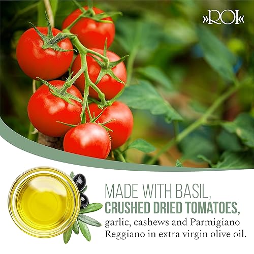 Miniatura 10 de ROI Ligurian Taggiasca Tapenade Olive Spread - Sándwich para untar y bruschetta, Tapenade de oliva para antipasto, salsas, galletas, pan, aperitivos