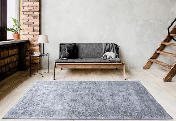 Verona Carissa Home Gray (4'10x8') Rug