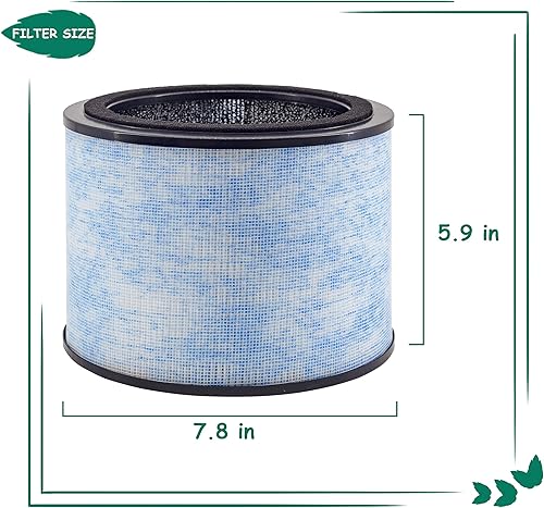 Miniatura 6 de Asheviller Repuesto de filtro AP200, compatible con el purificador de aire Instant AP200, filtro HEPA verdadero de grado H13 y filtro de carbón