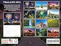 Vista 8 de Calendario de pared mensual 2025 de México, 12 meses, fabricado en Estados Unidos