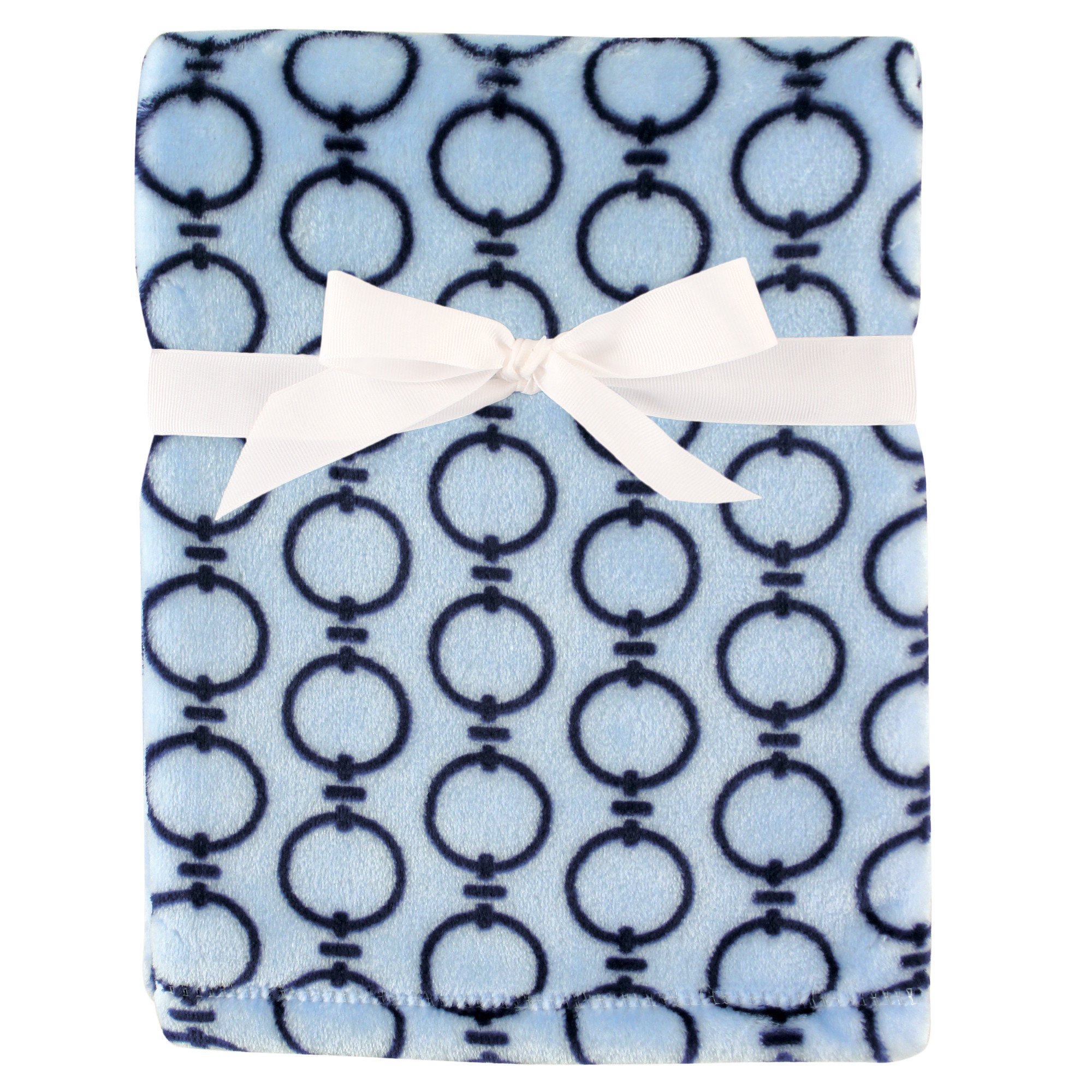 Hudson Baby Silky Plush Blanket, Gray Elephant