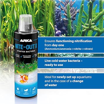 Starter Bacteria Aquarium 236 ml - Nite-Out II Safe Start & Water Change