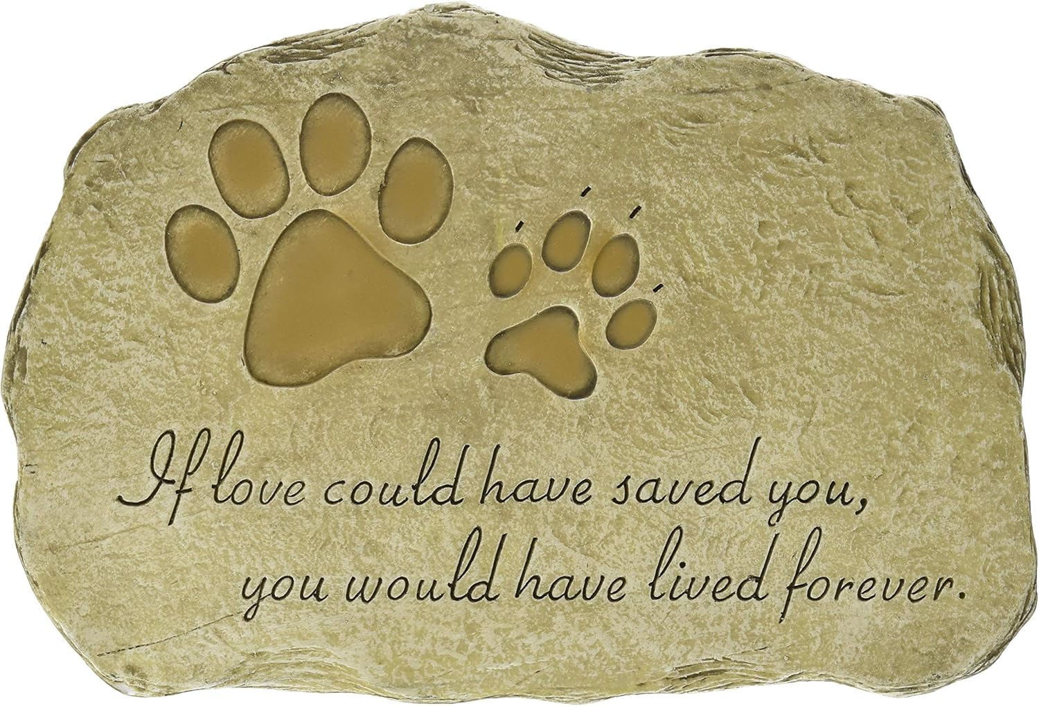 Evergreen Pet Paw Print If Love Could Have Saved You