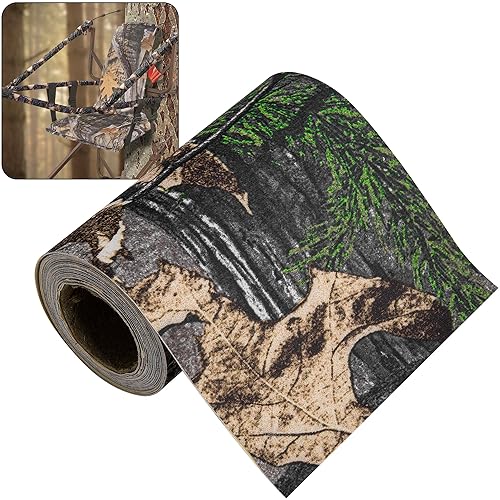 Miniatura 8 de Adnee 90 Inch Camo Silencing Tape - Self-Adhesive Camouflage Tape - Protective Fabric Camo Tape Wrap for Your Metal Hunting Gear and Accessories