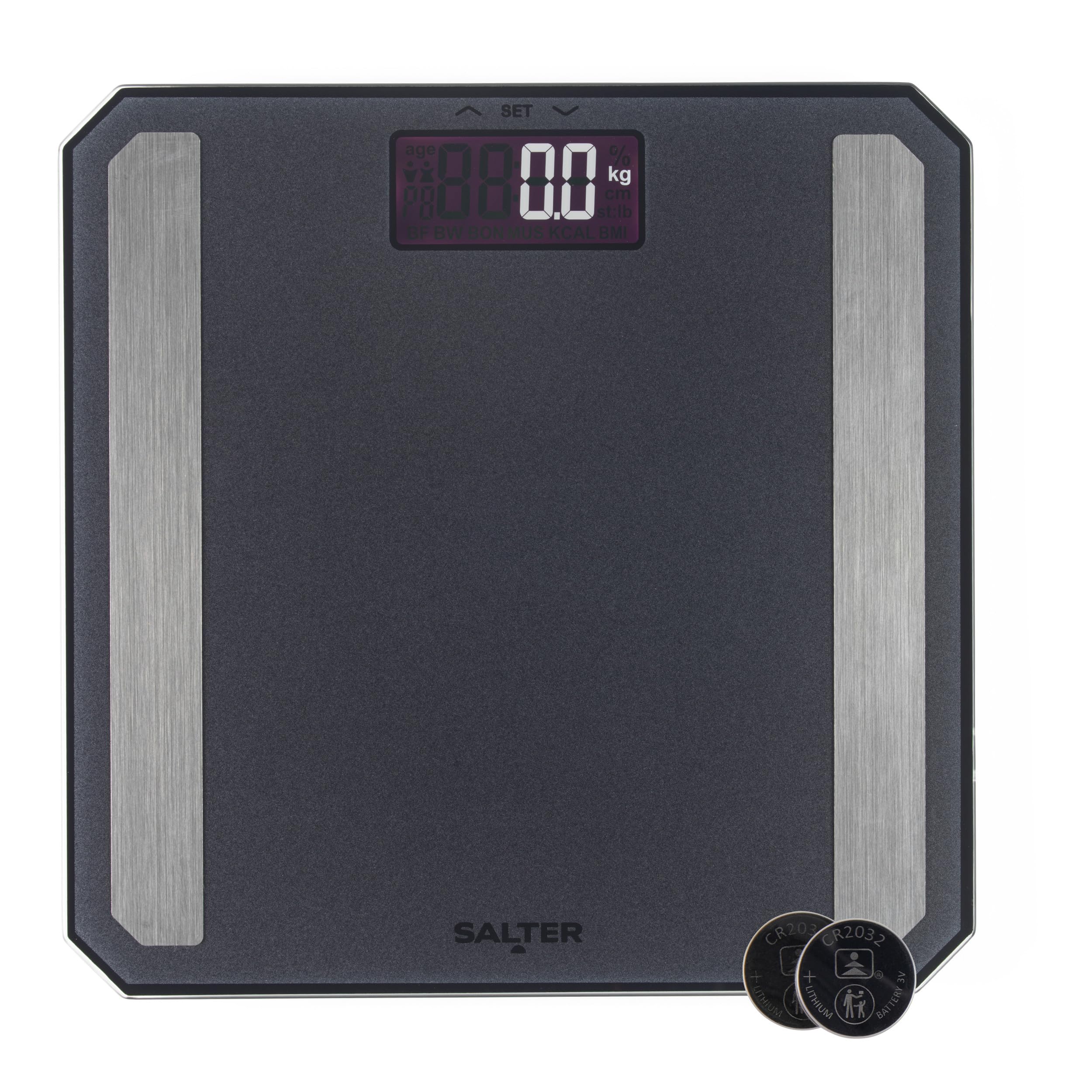 Salter Matte Black Analyser Scale