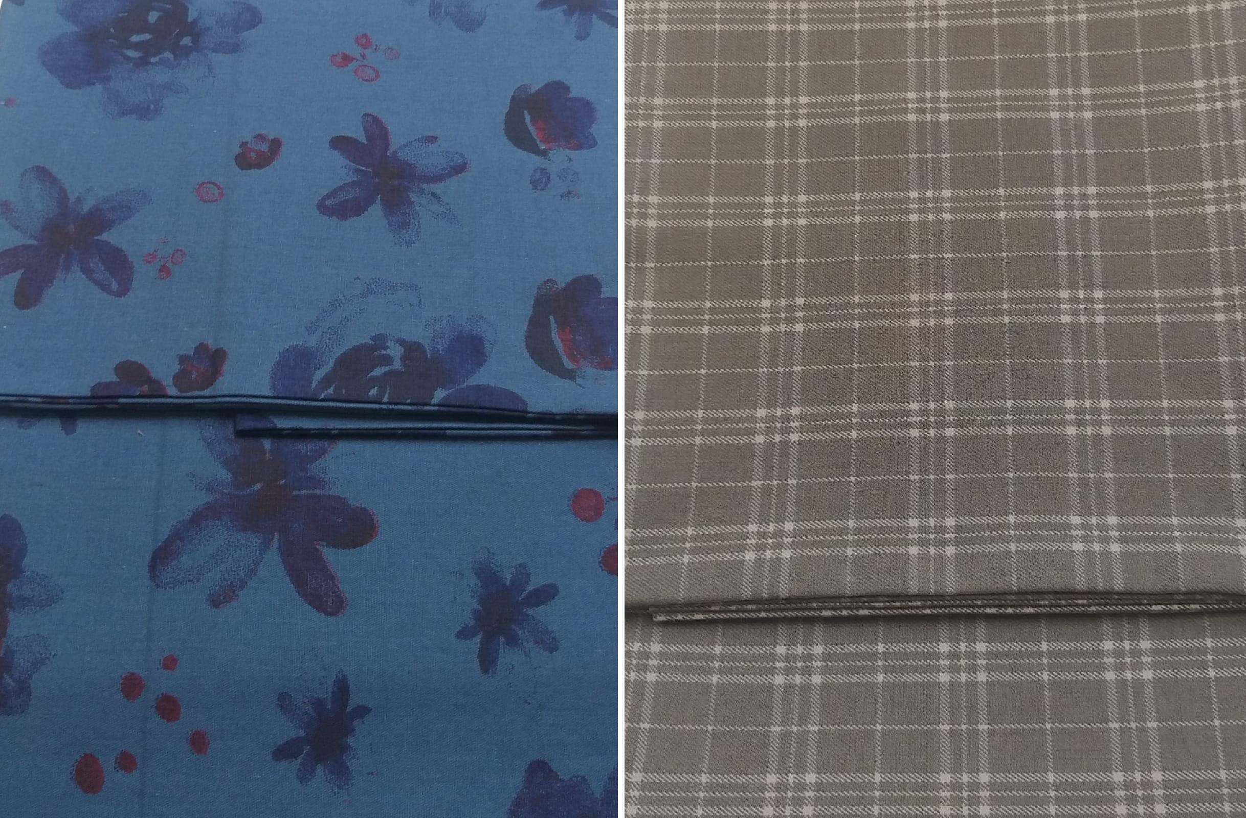 pri & su cottlinns Pri & Su CottLinn Combo fo Giza Cotton Floral Shirt 600069 & Trouser 900122-picture-0
