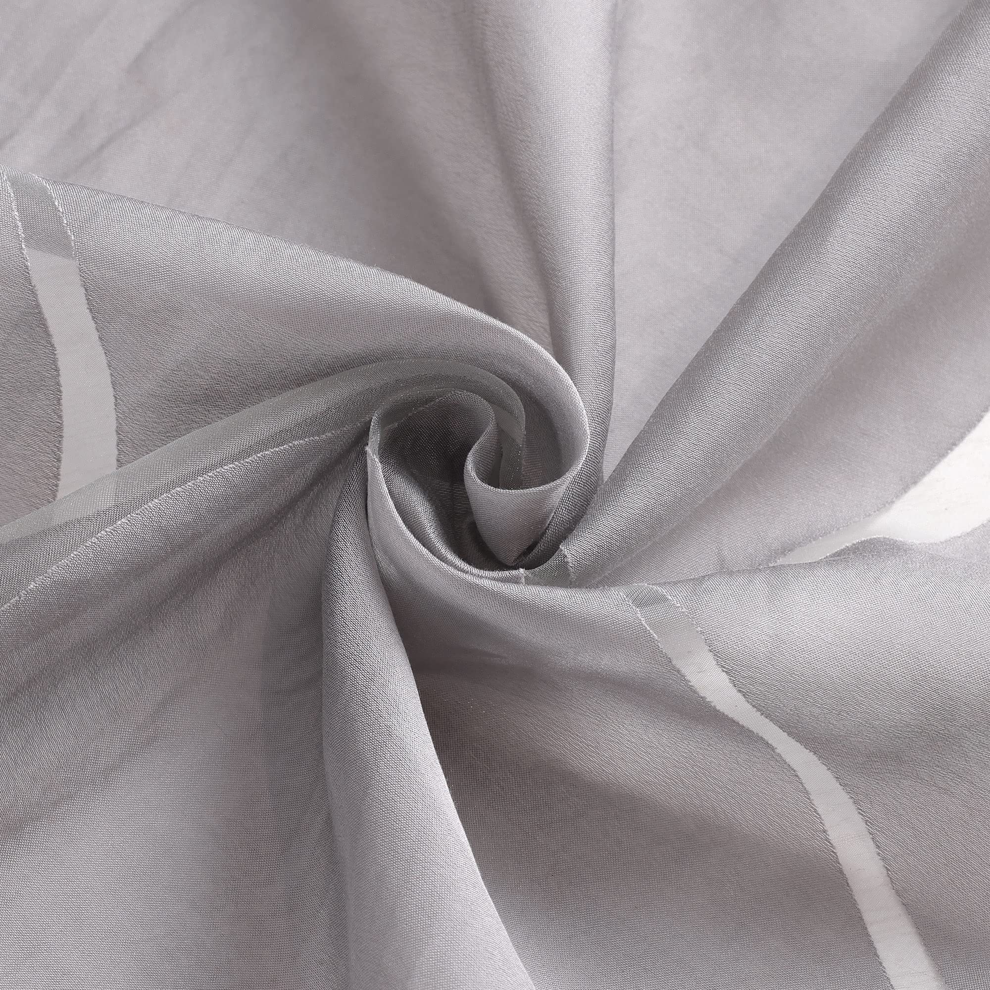 ESLIR Schiebegardinen Voile Flächenvorhänge Set 2er Klettband Grau 57x245 | Schiebevorhang, Gardinen für Schienensystem, mit Klettschiene, Vorhang Transparent, Ausbrenner, deko Gardinenschals, modern