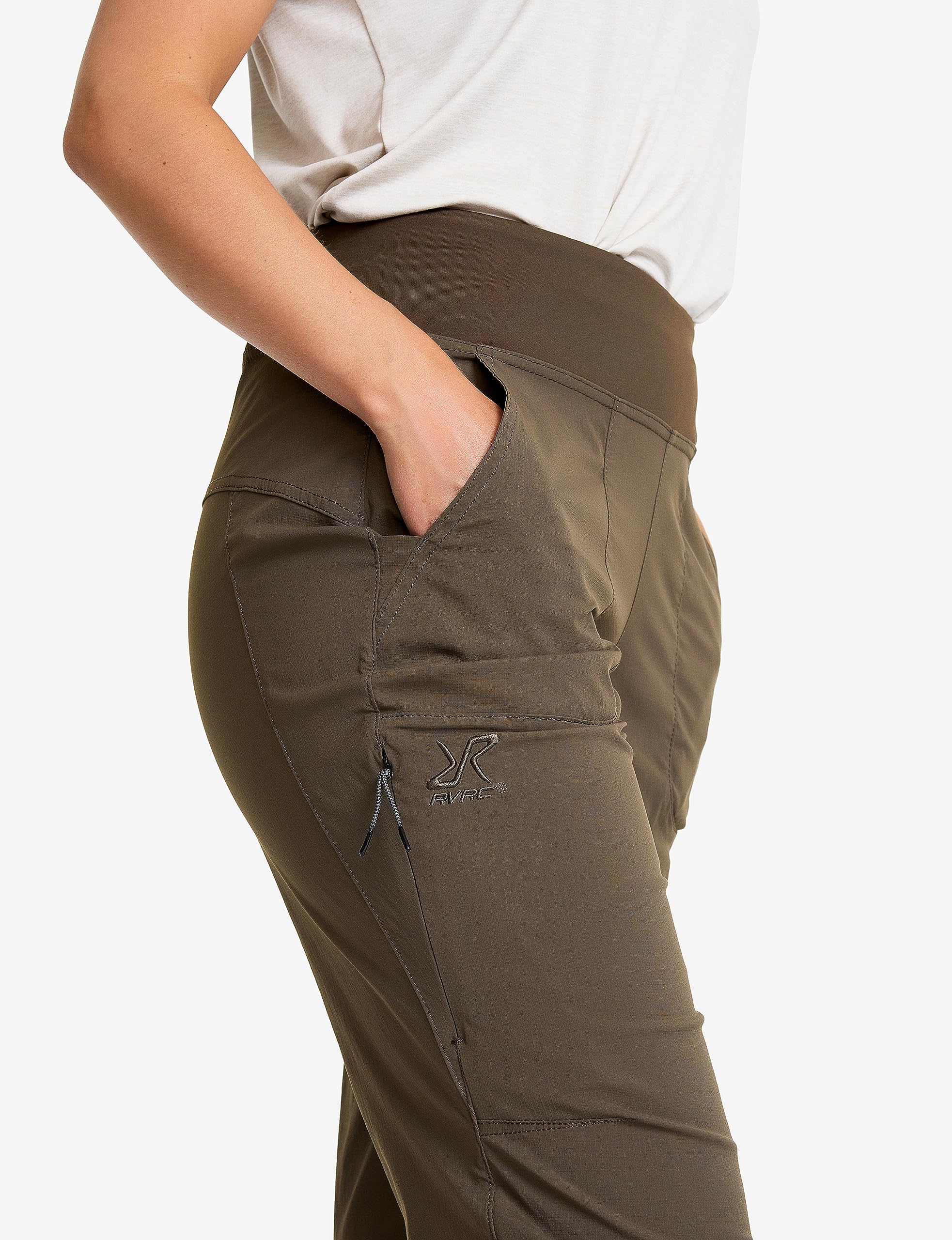 RevolutionRace Breezy Curved Ankle Stretch Spodnie Damskie, Lekkie i elastyczne spodnie outdoorowe