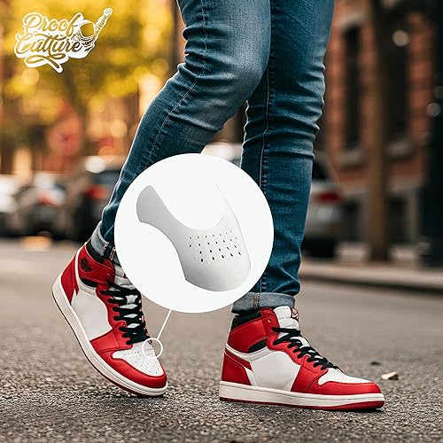 Miniatura 9 de Proof Culture - Par de protectores antiarrugas para zapatos deportivos Air Force 1, Jordans, Dunks y zapatos casuales