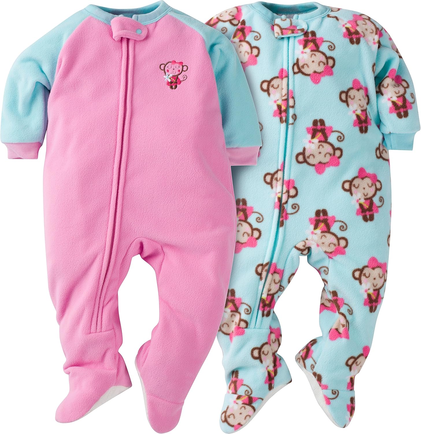 Gerber Baby Girls' 2-Pack Blanket Sleeper-Closeout