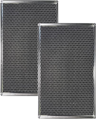 Air Filter Factory 11 x 13-34 x 38 pulgadas, filtro de ventilación de carbón de carbón para campana extractora, paquete de 2