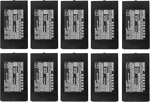 Paquete de 10 baterías de repuesto para Vernier LabQuest 2, LabQuest Stream, Go Direct, SpectroVis, Plus Spectrofotometro, compatible con LQ2-BAT