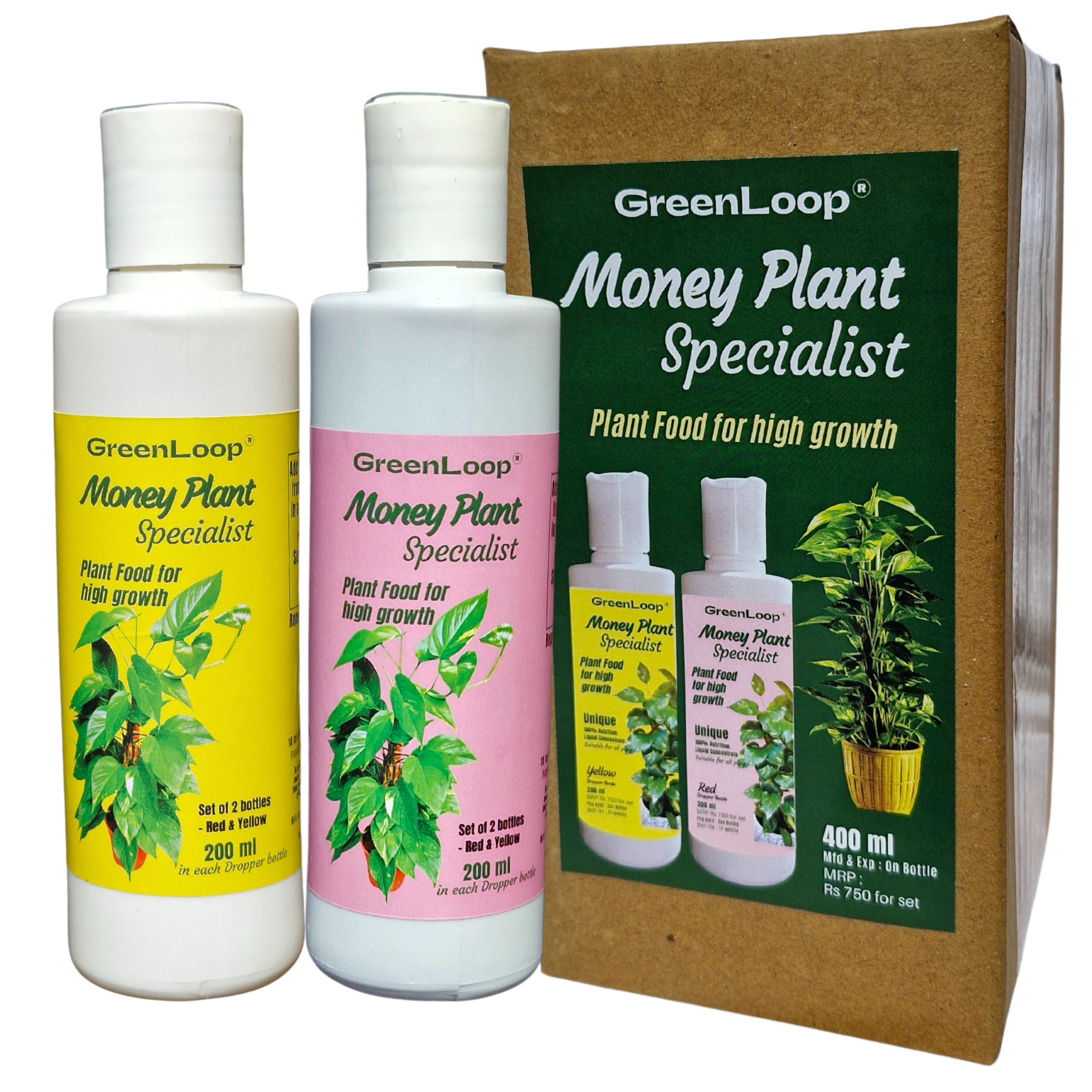 GreenLoop Money Plant Specialist, Plant Food for High Growth, Liquid, 100% nutrition, dropper bottles, 400ml (B0CWPGNCYV) Amazon Price History, Amazon Price Tracker
