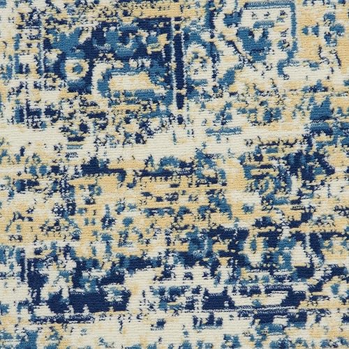 Miniatura 8 de Nourison Grafix - Alfombra persa blanca de 8 pies 6 pulgadas x 12 pies, fácil de limpiar, no se desprenden hilos, para dormitorio, sala de estar,