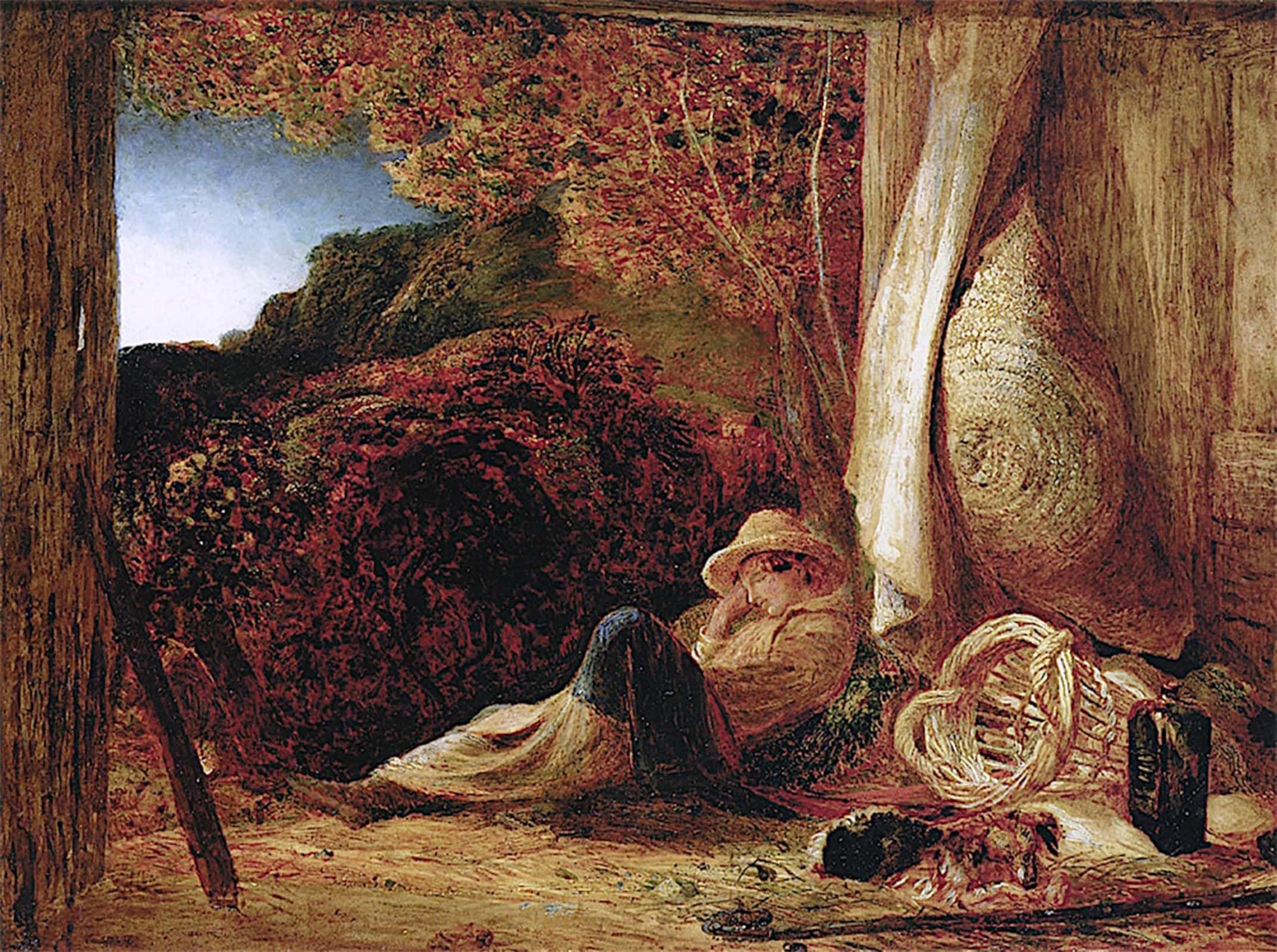 Tableaux art décorative le berger endormi de Samuel grand format