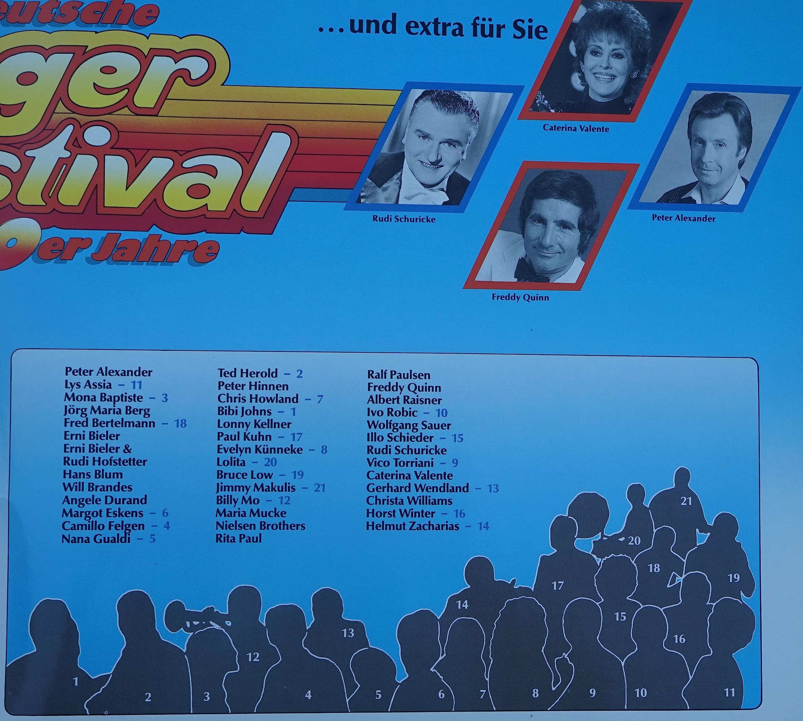 Das große deutsche Schlager Festival der 50er Jahre