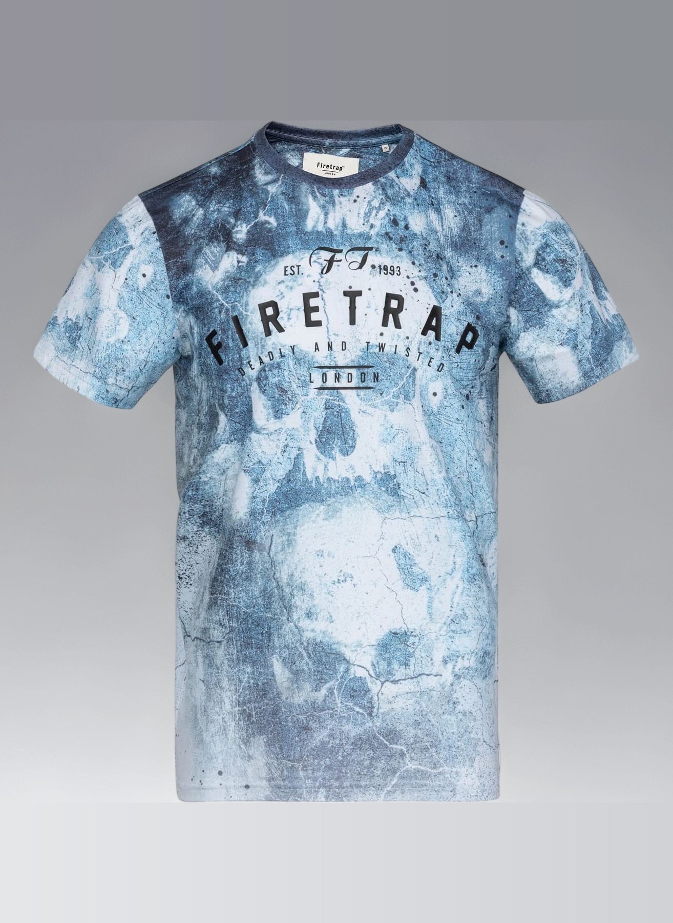 Firetrap Mens Sub T Shirt Crew Neck Tee Top Short Sleeve