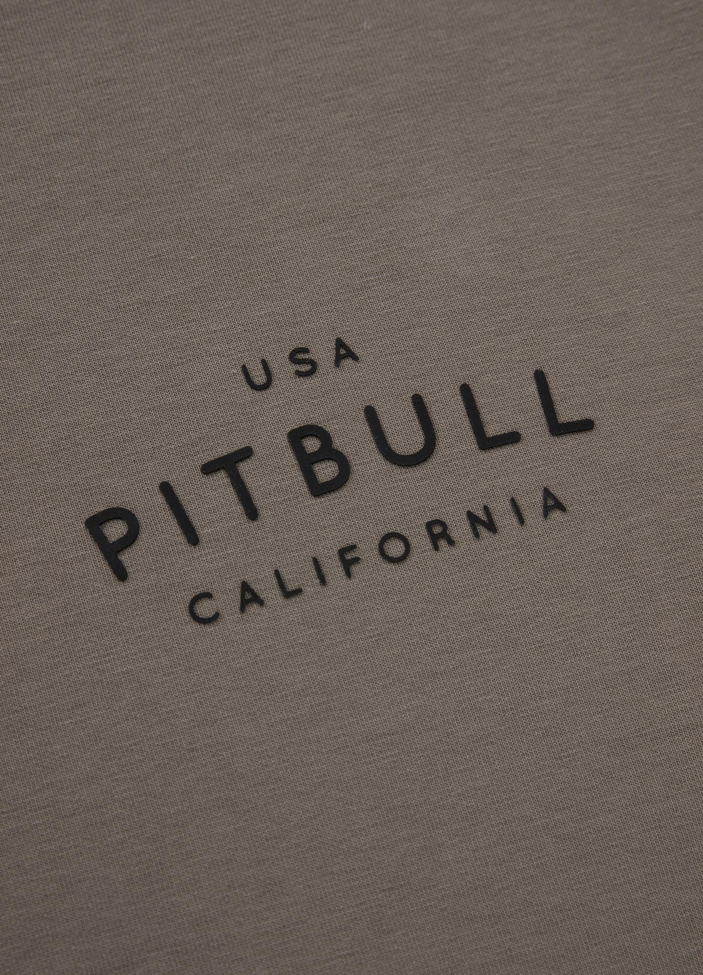 Pitbull Męska bluza podstawowa męska wygodna bluza Sampson casualowa bluza Crewncek sportowe bluzy M, jasnobrązowa, M, jasnobrązowy, M
