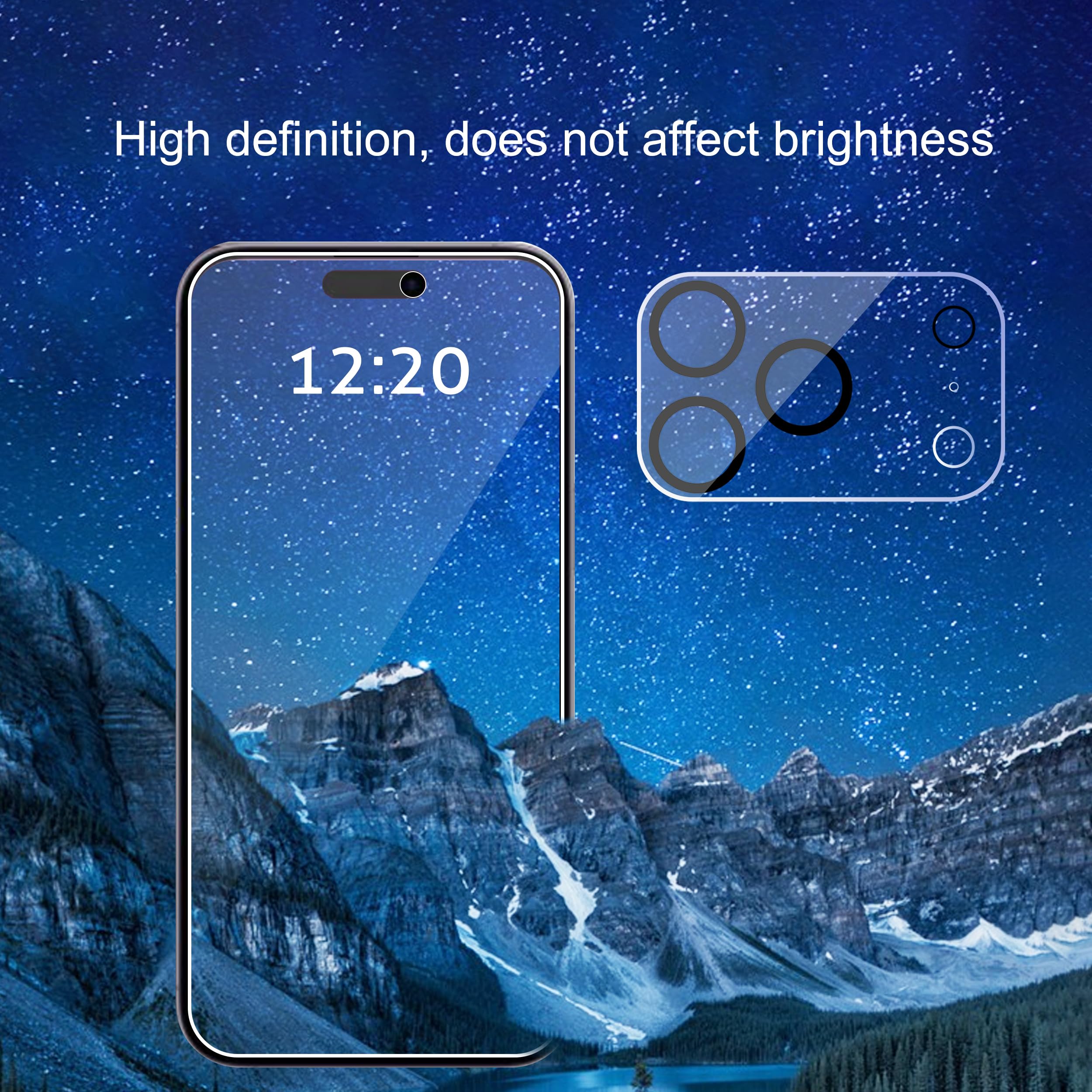Ailun 3 Pack for iPhone 17 Pro Privacy Screen Protector [6.3 inch]+ 3 Pack Camera Lens Protector with Installation Frame,Dynamic Island Compatible,Anti Spy Tempered Glass[9H Hardness]-HD